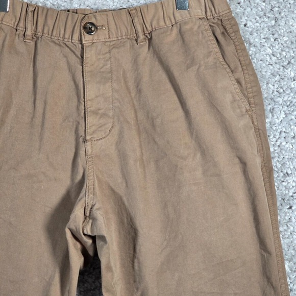 Bear Bottom Men Tapered Jogger Pants LT Brown Lounge Casual Minimal Travel READ - Picture 3 of 13